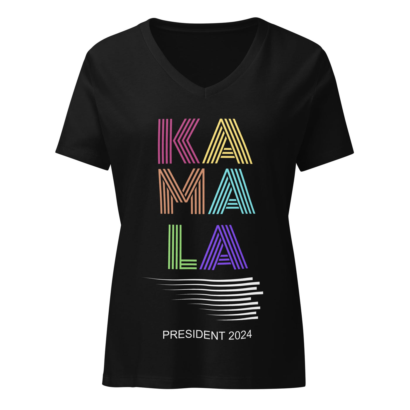 HauteButch Kamala 2024 V - neck T - Shirt - HAUTEBUTCH