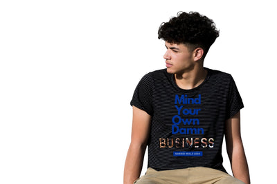 HauteButch Mind Your Own Damn Business Harris Walz 2024 Tee - HAUTEBUTCH