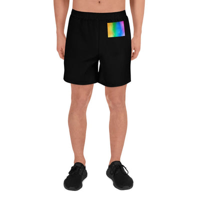 Blurred Rainbow Athletic Shorts - HAUTEBUTCH