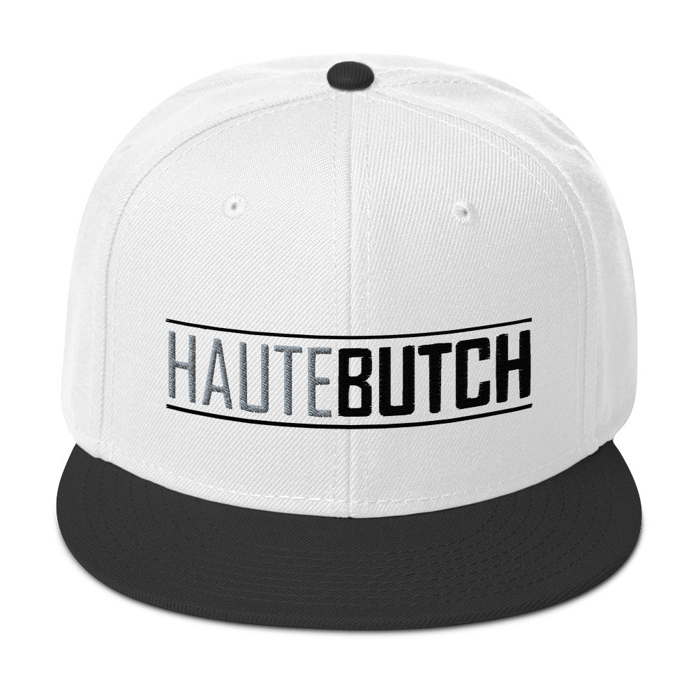 HauteButch Black & White Snapback - HAUTEBUTCH - snapback, spo-default, spo-disabled, spo-notify-me-disabled
