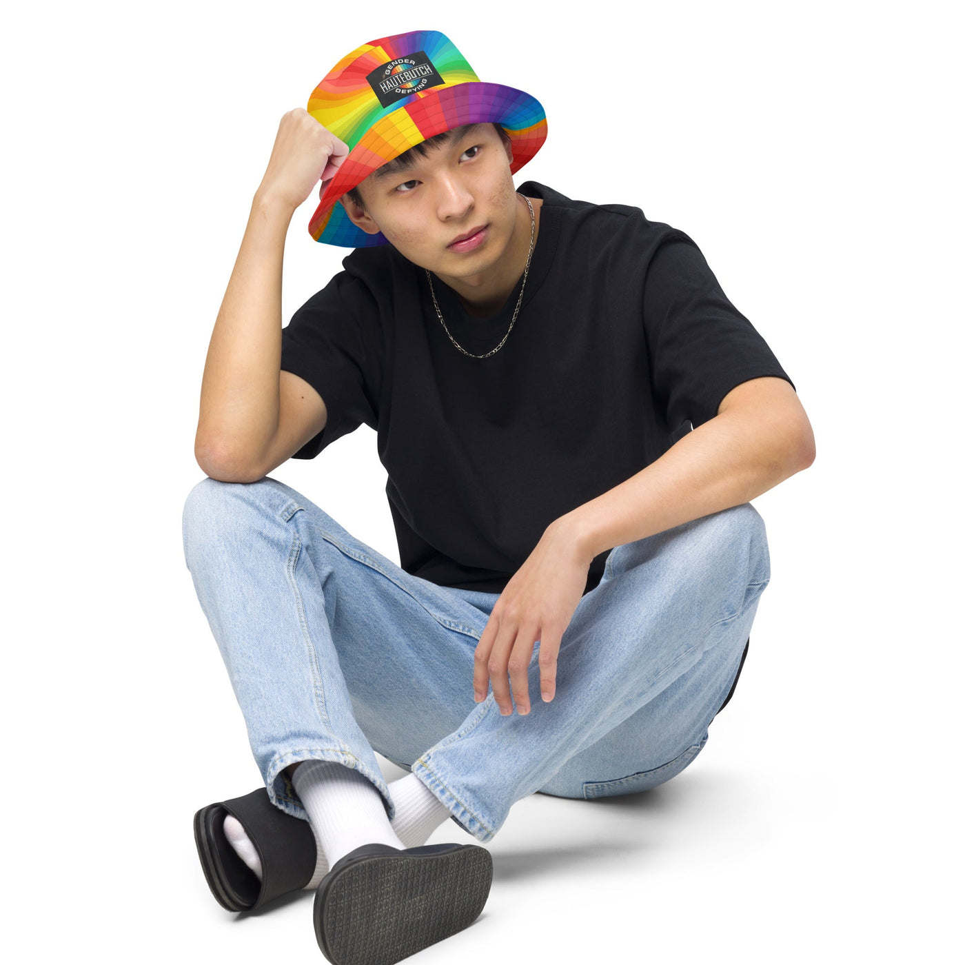 HauteButch Rainbow Bucket Hat - HAUTEBUTCH