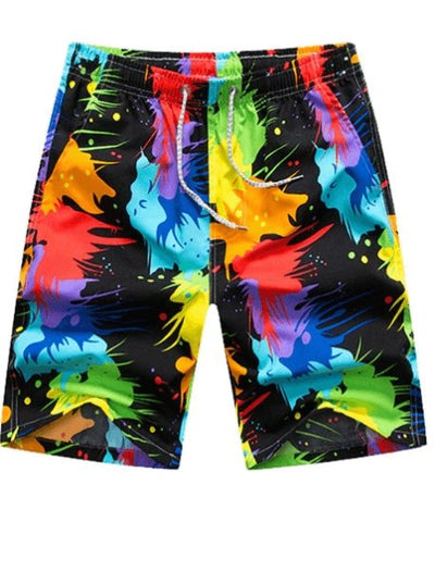 Rainbow Art Deco Boardshorts - HAUTEBUTCH - beach shorts, Boardshorts, Casual Wear, Getaway Ready, nosizechart, PRIDE, shorts, spo-default, spo-enabled, spo-notify-me-disabled, Summer, The Summer Shop