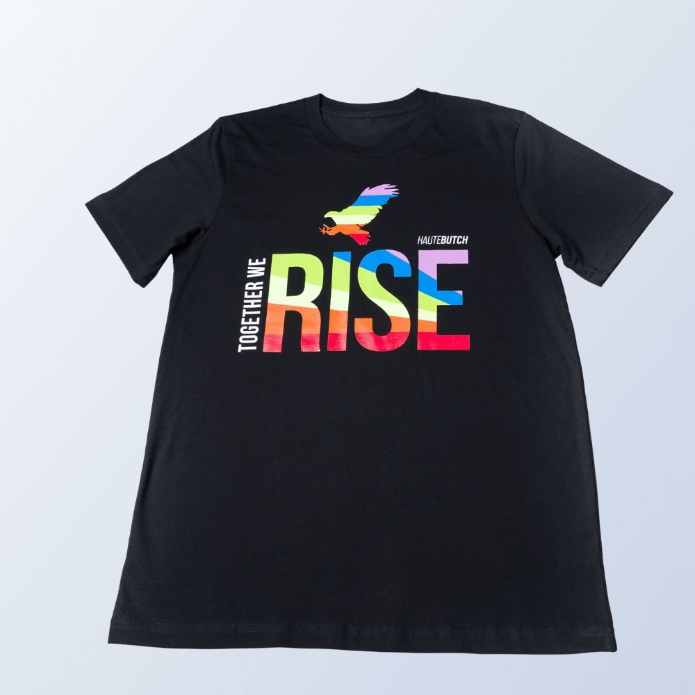RISE Tee - HAUTEBUTCH - Casual Wear, Comfort Tees, expressions, pride, spo-default, spo-enabled, spo-notify-me-disabled, stay woke, stud style, Tees, The Summer Shop, tomboy fashion, tomboy style, Tomboy t shirt
