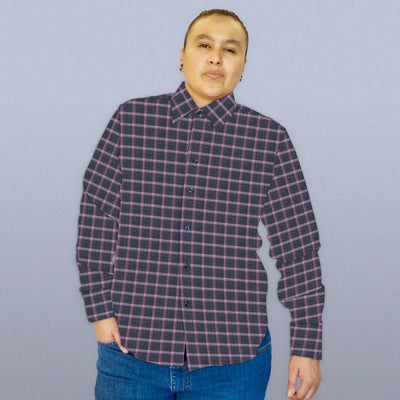 Sentinel Flannel Shirt - HAUTEBUTCH - autumn, Butch fashion, Button Ups Downs & Tux Shirts, fall shirts, fl, flannel, flannel shirts, plaid shirt, spo-default, spo-enabled, spo-notify-me-disabled, tomboy flannel shirt, tomboy outfits, tomboy shirts, tomboy style, tomboys, TomboyStyle
