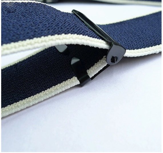 So Blue Unisex Suspenders - HAUTEBUTCH