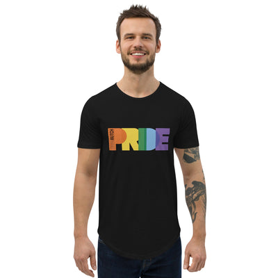 Unisex Pride Curved Hem Tee - HAUTEBUTCH - Comfort Tees, lgbt, LGBTQ, nosizechart, pride, spo-default, spo-disabled, spo-notify-me-disabled, Tees, tomboy fashion, tomboy style, tomboys, TomboyStyle